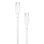 Nubbeh Borealis Cable USB-C a USB-C de Silicona Líquida 1.5m 3a 60W Blanco