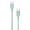 Nubbeh Borealis Cable USB-C a USB-C de Silicona Líquida 1.5m 3a 60W Turquesa