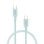 Nubbeh Borealis Cable USB-C a USB-C de Silicona Líquida 1.5m 3a 60W Turquesa