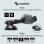 Support de voiture mobile Nubbeh Atlas avec chargement sans fil QI 15W 3 en 1 noir