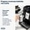 DeLonghi Rivelia Cafetera Superautomática con Molinillo Integrado 19 Bares Negra