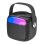 Cool Mini Karaoke Altavoz Bluetooth con Karaoke 6W + Micrófono Negro