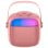 Cool Mini Enceinte Bluetooth Karaoké avec Karaoké 6W + Microphone Rose