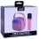 Cool Mini Enceinte Bluetooth Karaoké avec Karaoké 6W + Microphone Rose