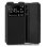 Coole glatte schwarze Flip-Cover-Hülle für Oppo A38