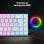 Tastiera da gioco meccanica wireless Tempest K20 Beast RGB TKL Mini bianca