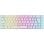 Tastiera da gioco meccanica wireless Tempest K20 Beast RGB TKL Mini bianca