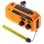 Adler AD 1197 Radio Solar Portátil con Linterna Naranja