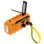 Adler AD 1197 Radio Solar Portátil con Linterna Naranja