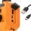 Adler AD 1197 Radio Solar Portátil con Linterna Naranja