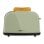Grille-pain Cecotec Toastin' time 850 Green 2 fentes Inox Support Brioches Vert