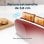 Cecotec Toastin' time 850 Red Long Lite Tostador 1 Rebanada Larga 850W en Rojo