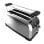 Tostadora Cecotec Toastin' time 1500 Inox 2 lange Schlitze Edelstahl 1500 W Brötchenaufsatz