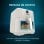 Cecotec Cecofry Antique 5000 Window Freidora de Aire 5L 1500W Blanco