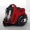 Bosch BGC05A322 Aspiradora Ciclónica Trineo sin Bolsa Negra/Roja