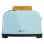 Cecotec Toastin' time 1700 Double Blue Tostadora 4 Rebanadas Cortas y Soporte de Panecillos Azul