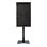 Kimex Support Vitrine avec Cadre pour Écrans 55" Vesa 400x600 Max