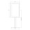 Kimex Support Vitrine avec Cadre pour Écrans 55" Vesa 400x600 Max