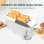Cecotec Toast&Taste Extra Double W Toaster 2 Scheiben und Auftaufunktion 1350 W Weiß
