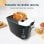 Toaster Cecotec Toast&Taste Double B 2 Scheiben 650W Edelstahl Schwarz breite Schlitze