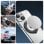 Fantastica custodia magnetica con anello per ricarica tipo MagSafe nera per iPhone 14 Pro Max