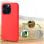 Cool Funda Eco Biodegradable Roja para iPhone 15 Pro