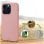 Cool Funda Eco Biodegradable Rosa para iPhone 15 Pro