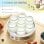Homcom Yogurtera 20w 1,26l Con 7 Tarros De Cristal De 180 Ml 24x24x13 Cm Blanco