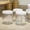 Homcom Yogurtera 20w 1,26l Con 7 Tarros De Cristal De 180 Ml 24x24x13 Cm Blanco