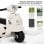 Homcom Moto Eléctrica Vespa Niño+18 Meses Faro Bocina Ruedas 66,5x38x52cm Blanco
