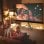 Homcom Pantalla De Proyector Manual Con Soporte 100 Pulgadas 221x124 Cm Negro