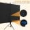 Homcom Pantalla De Proyector Manual Con Soporte 100 Pulgadas 221x124 Cm Negro