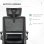 Vinsetto Silla De Oficina De Malla Giratoria Y Ajustable 58x61x102-119 Cm Negro