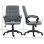 Vinsetto Silla De Oficina Con Altura Ajustable 59x63x96-105,5 Cm Gris Oscuro