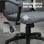 Vinsetto Silla De Oficina Con Altura Ajustable 59x63x96-105,5 Cm Gris Oscuro