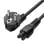 Cradia Laptop-Stromkabel 03P IEC 320-C5 1,80 m Schwarz