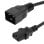 Cradia Cable Extensión Alimentación Externo IEC60320 C19H - C20M 1.2m Negro