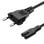 Cradia Notebook-Stromkabel, 2-polig, IEC 320-C7, 5 m, Schwarz