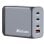 Verbatim GNC-240 Cargador GaN 240W Carga Rápida Gris