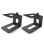 Supports d'enceintes noirs Vulkkano S4