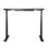 Base per scrivania motorizzata Kimex regolabile in altezza 62-128 cm Nera, Connected