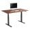 Base per scrivania motorizzata Kimex regolabile in altezza 62-128 cm Nera, Connected
