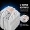 Tempest Cooler 6Pipes Blanc A-RGB Double dissipateur thermique Ventilateur CPU 2x120 mm Blanc