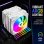 Tempest Cooler 6Pipes Blanc A-RGB Double dissipateur thermique Ventilateur CPU 2x120 mm Blanc