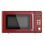 Cecotec ProClean 5110 Retro Red Microondas Digital Vintage con Grill 20L 700W Rojo