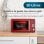 Cecotec ProClean 5110 Retro Red Microondas Digital Vintage con Grill 20L 700W Rojo