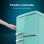 Kühlschrank Zwei Türen Cecotec Bolero CoolMarket 2D Origin 215 Green E Defrost 148cm 215L E Grün