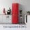 Cecotec Bolero CoolMarket Combi Origin 300 Red E Frigorífico Combi Retro E Rojo