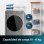 Cecotec Bolero Wash&Dry 8580 Inverter Steel B Máquina de Lavar e Secar Roupa 8Kg/5Kg B Aço Inoxidável