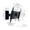 Vogel's MA2030-C1 Soporte TV Inclinable De 19" A 43" VESA 200 Max 15Kg Negro